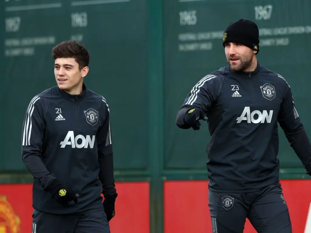 Luke Shaw admits Daniel James is the fastest player at Manchester United