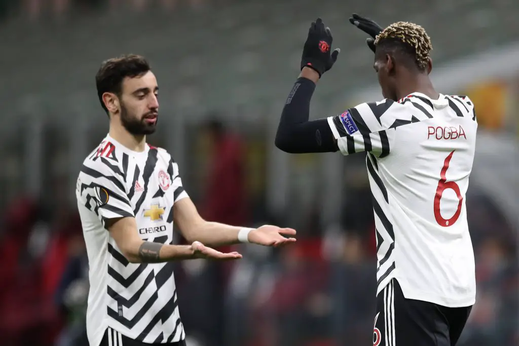 Bruno Fernandes and Paul Pogba are in contract talks with Manchester United