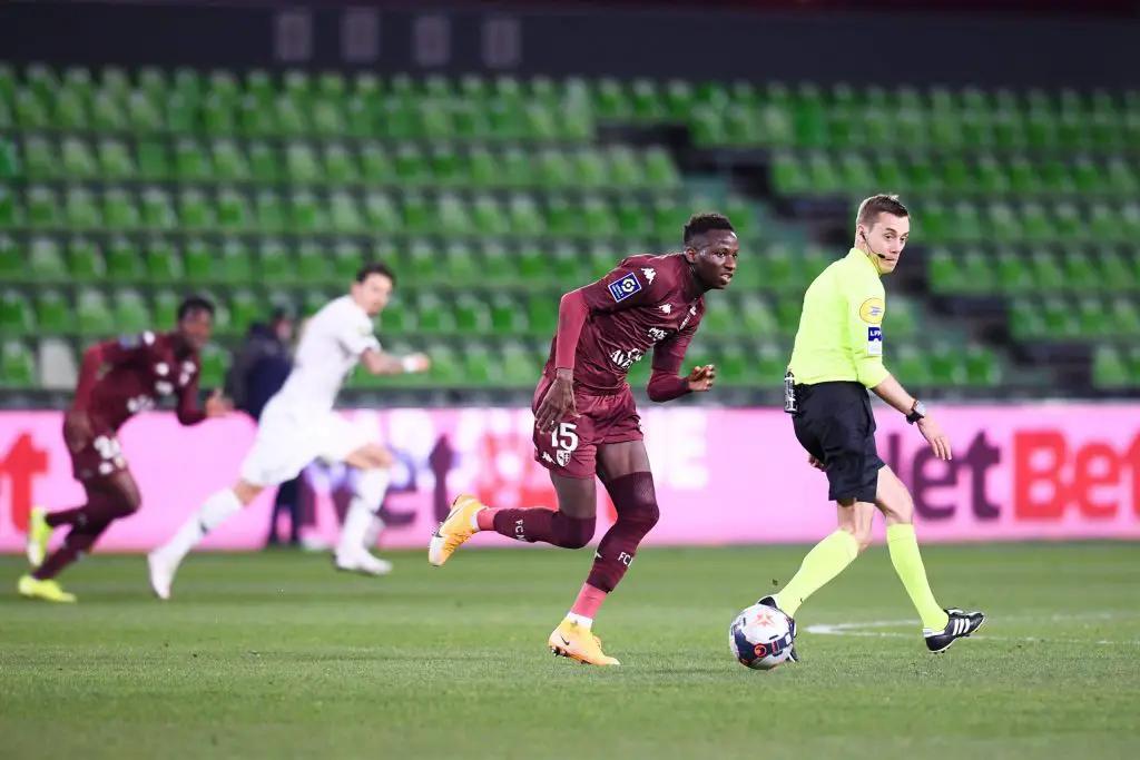 Chelsea and Everton will battle Manchester United for Metz wonderkid Pape Sarr