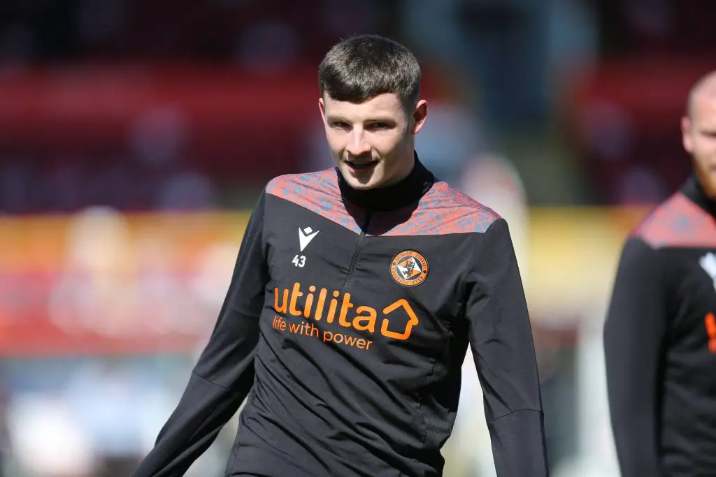 Liverpool are in pole position in the pursuit of Dundee United defender Kerr Smith