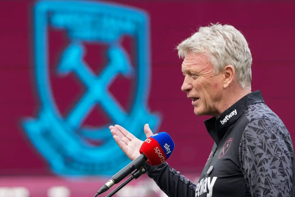 David Moyes believes that West Ham and Manchester United are 'direct rivals'. 