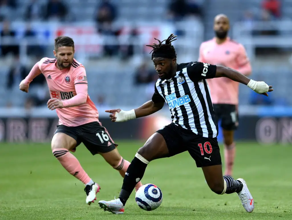 Allan Saint-Maximin in action for Newcastle United Copyright: Stu Forster 59877049