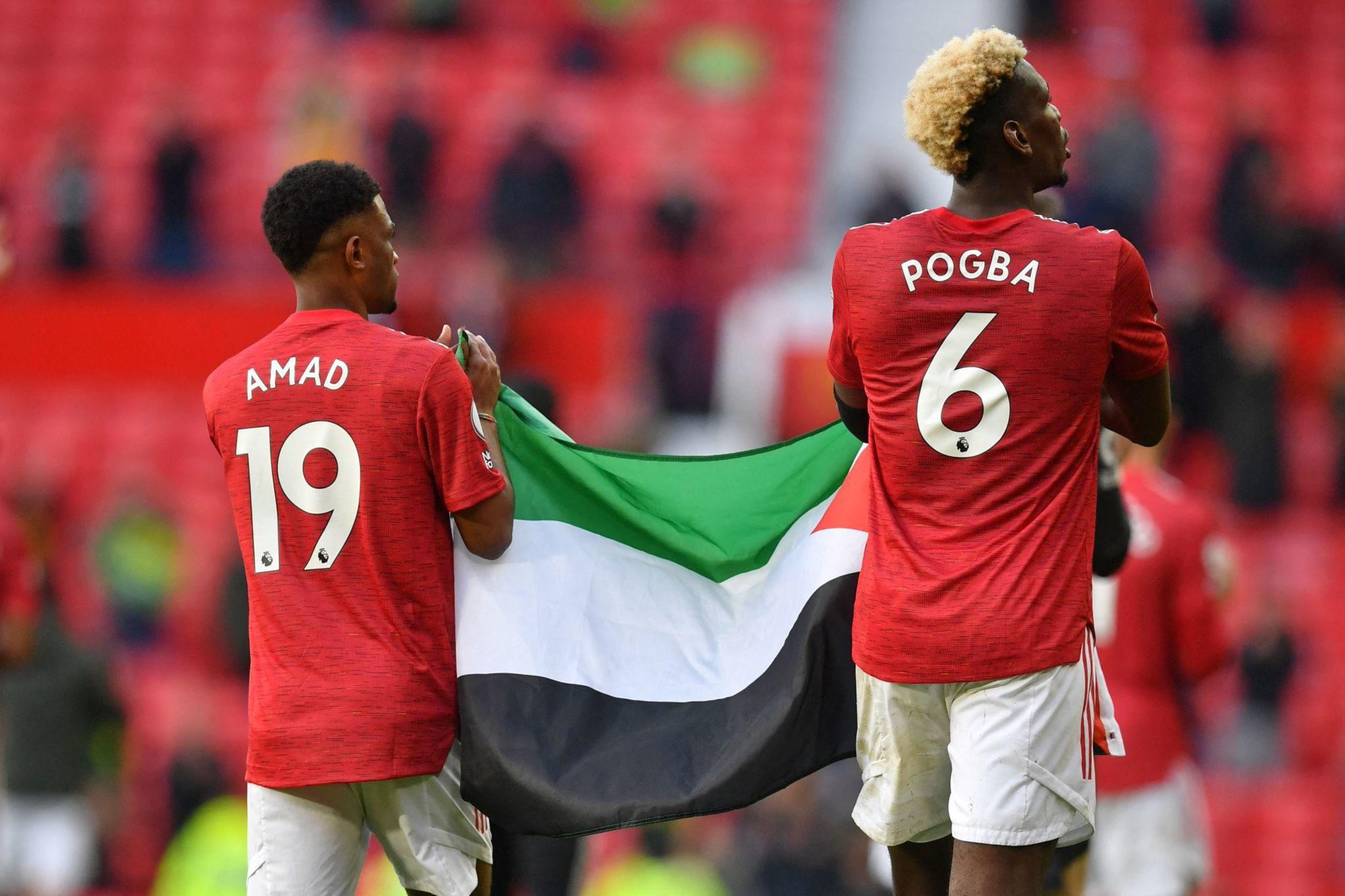 Solskjaer Backs Manchester United Duo Pogba And Amad For Displaying The Palestinian Flag At Old Trafford