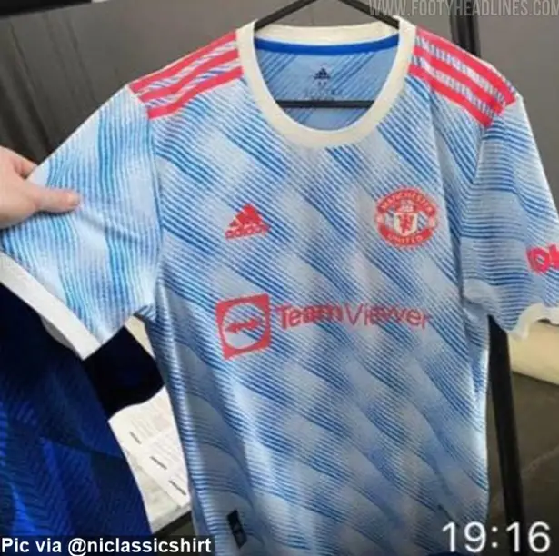 Images of the Manchester United shirts for the upcoming 2021/22 season have been leaked.