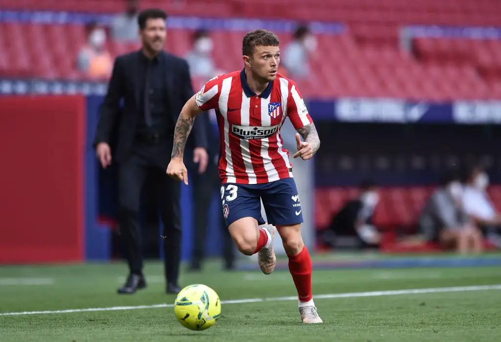 English international Kieran Trippier is worried that Atletico Madrid will price him out of a summer move to Manchester United.