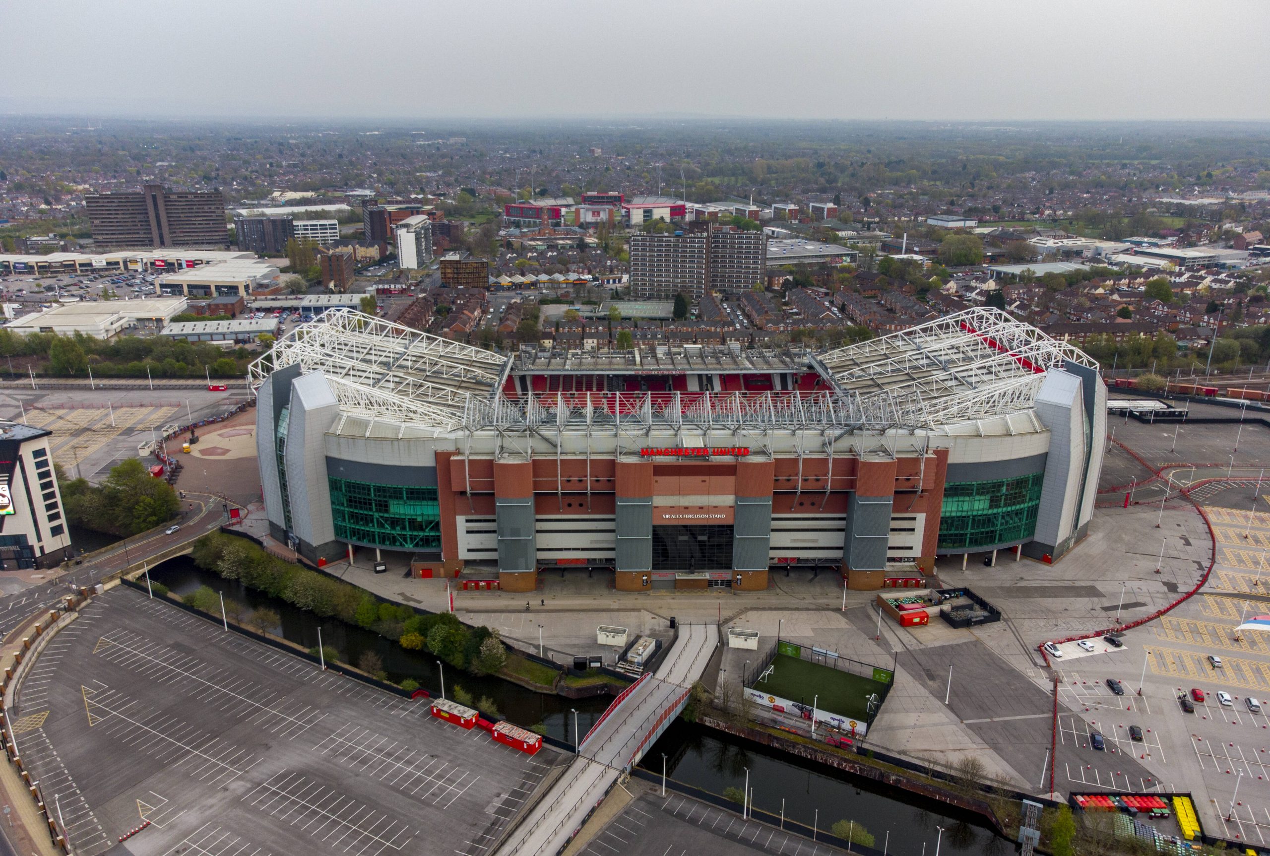 Old Trafford Stadium in its full glory. Copyright: Peter Byrne 59302712