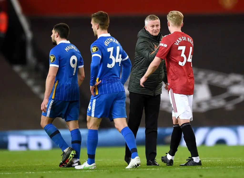 Manchester United manager, Ole Gunnar Solskjaer has set tongues wagging with his gesture to Dutch international midfielder Donny van de Beek in pre-season.