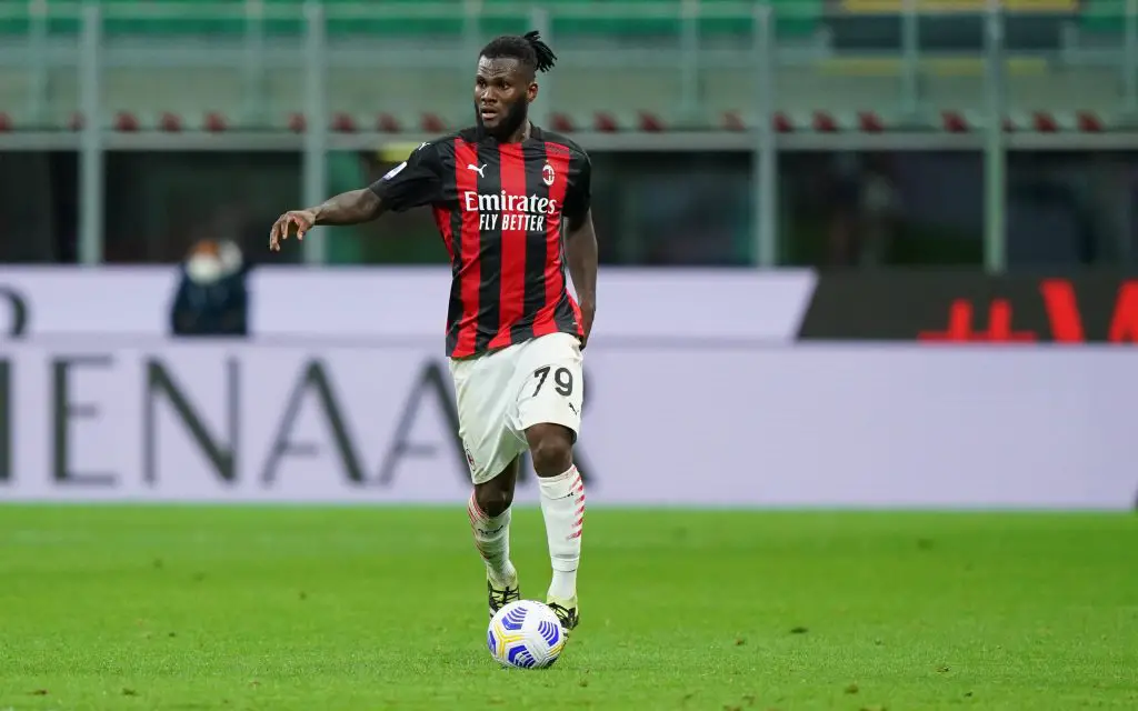 Franck Kessie in action for AC Milan in Serie A.