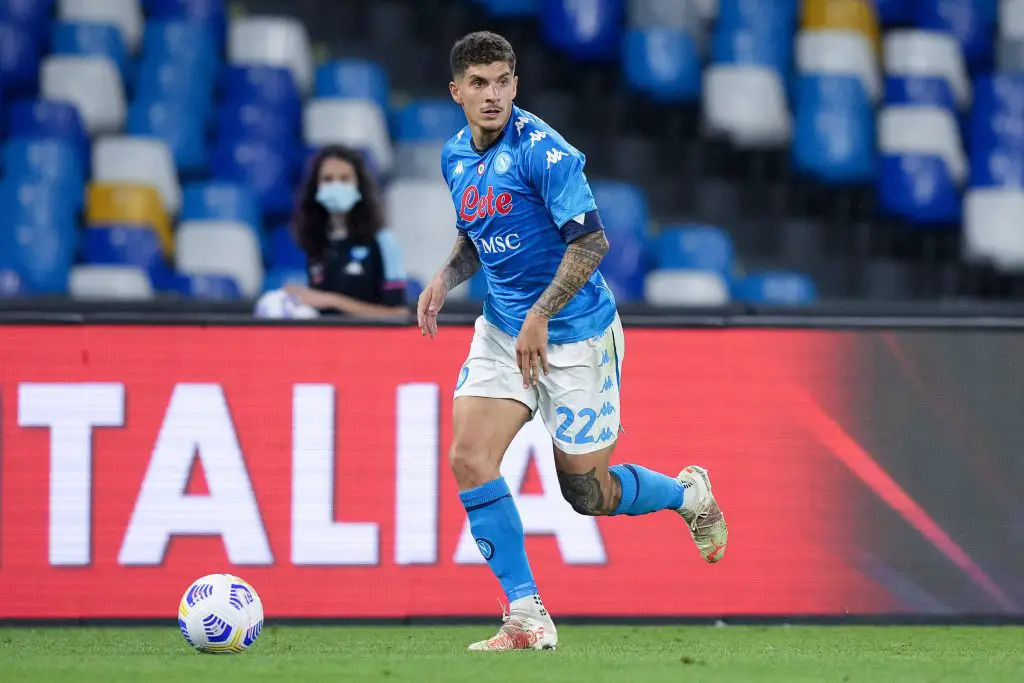 Giovanni Di Lorenzo of Napoli is on the radar of Chelsea and Manchester United.