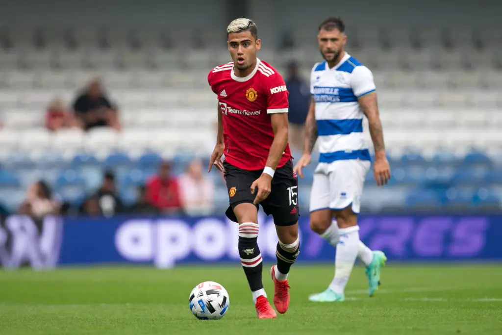 Manchester United star Andreas Pereira could see Flamengo transfer collapse at the last minute. (imago Images)