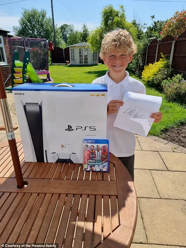 Manchester, United star Marcus Rashford has gifted a youngster a surprise Playstation 5 for his efforts in helping fight food poverty.