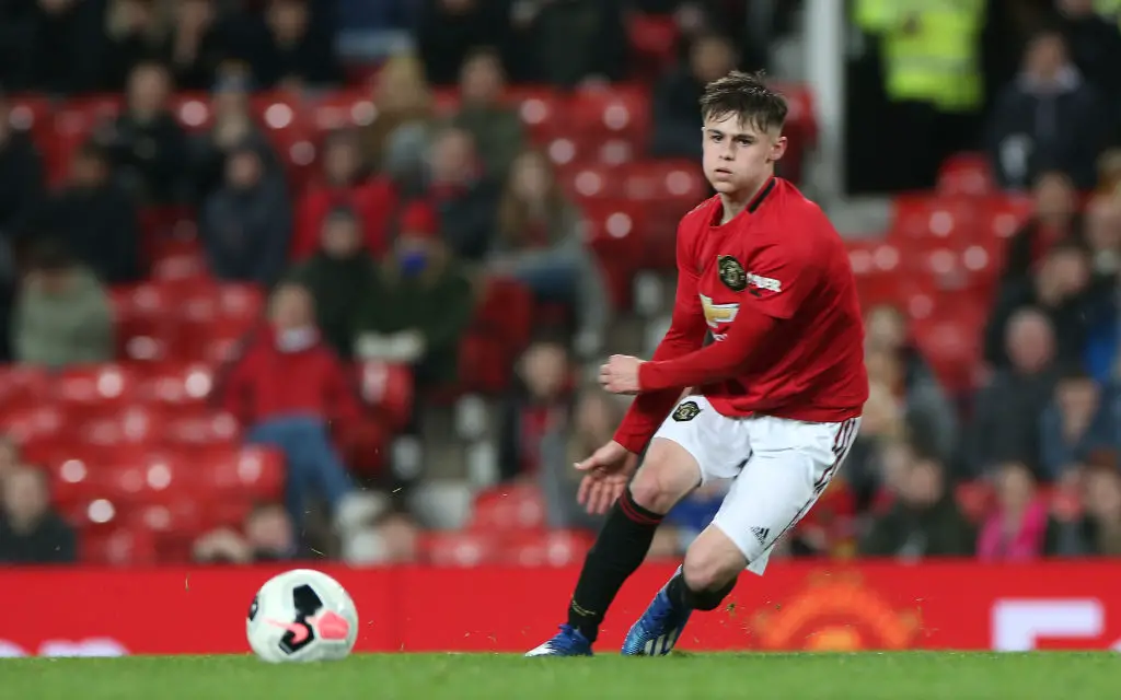 Manchester United Academy star Mark Helm has signed a two year deal with Premier League side Burnley.