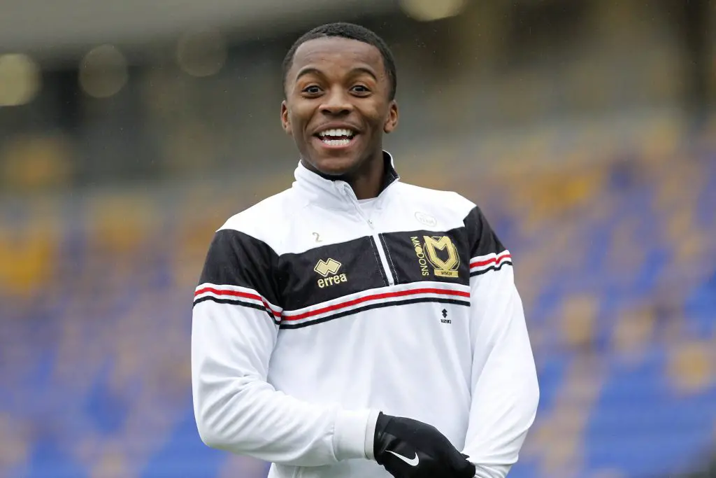 Ethan Laird had a good season at MK Dons last season and joined Russel Martin at Swansea in the summer. (imago Images)