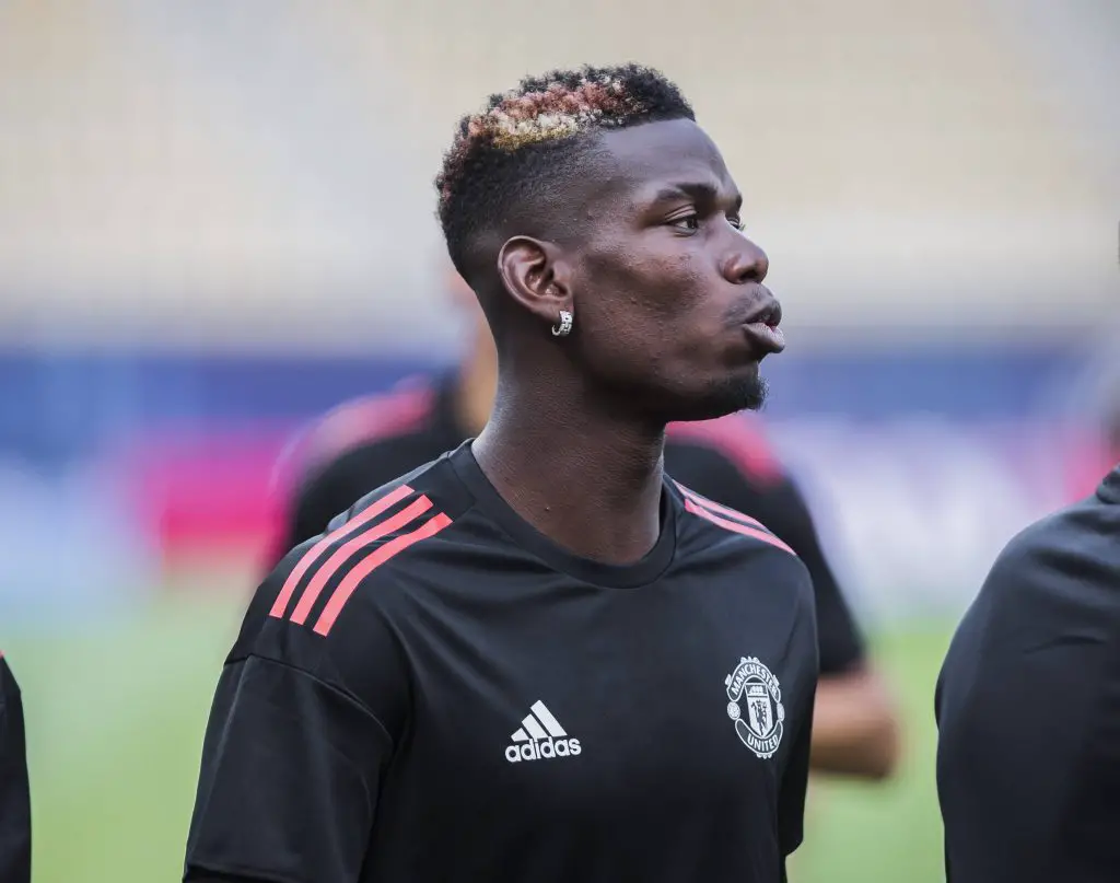 Manchester United superstar Paul Pogba is recovering from an injury.