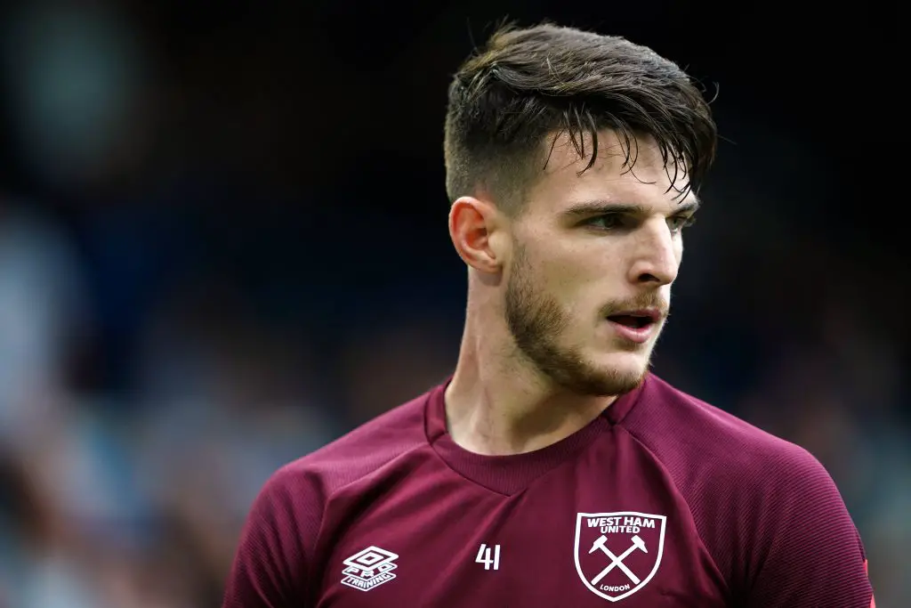 West Ham United name ridiculous transfer fee for Manchester United target Declan Rice.
