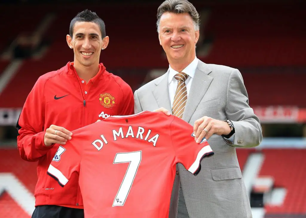 Angel Di Maria has launched an attack on Manchester United and former manager, Louis van Gaal, for his difficult spell in England.
