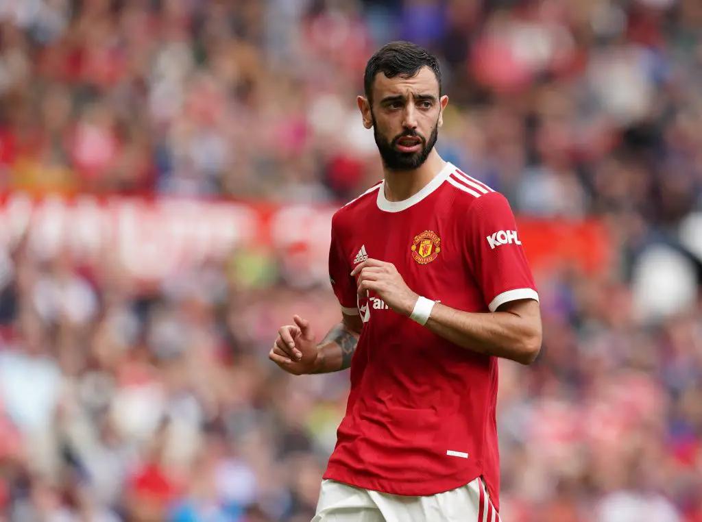 Bruno Fernandes has agreed a new five year contract at Manchester United. (imago Images)