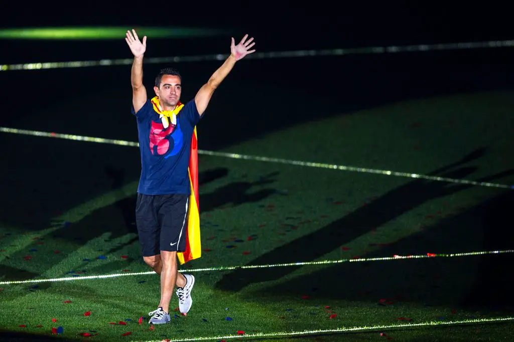 Xavi names Manchester United amongst five Premier League clubs he would like to manage. (Photo by David Ramos/Getty Images)