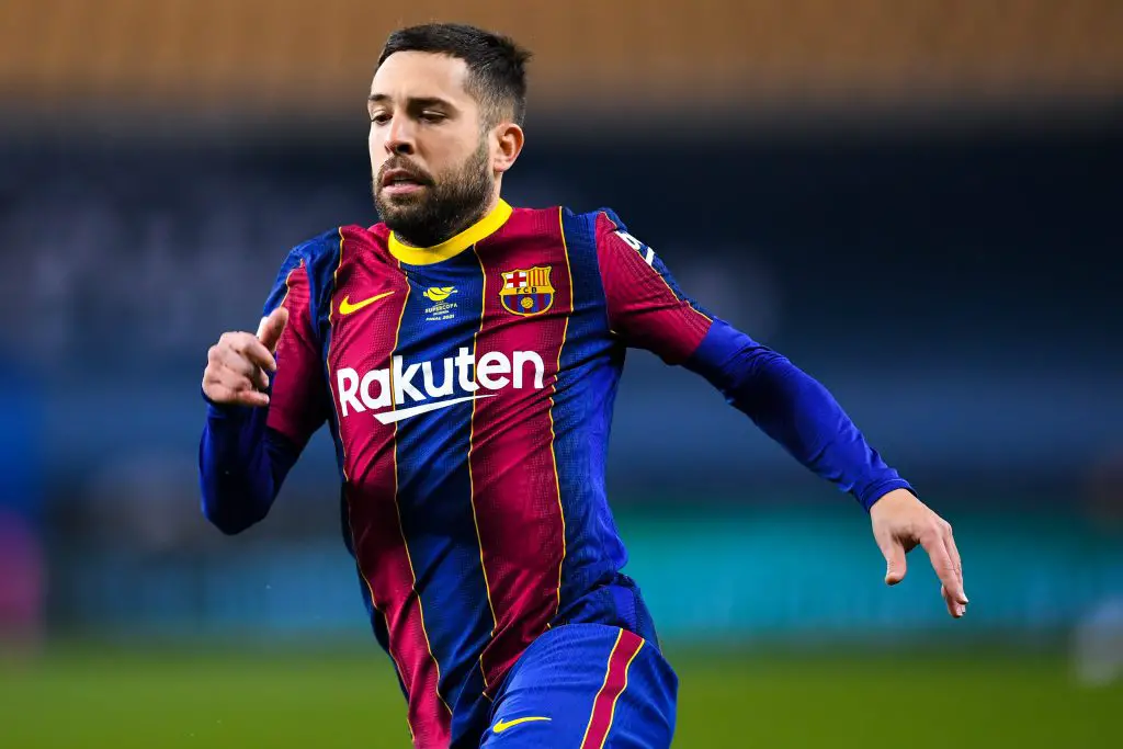 Jordi Alba could leave Nou Camp as Barcelona look to generate funds. 