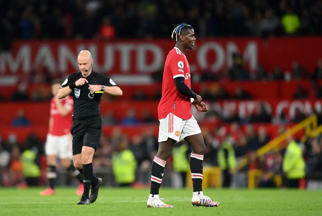 Paul Pogba will be the only absentee for Manchester United in their game against Tottenham Hotspur on Saturday due to his red card against Liverpool. (Photo by Michael Regan/Getty Images)