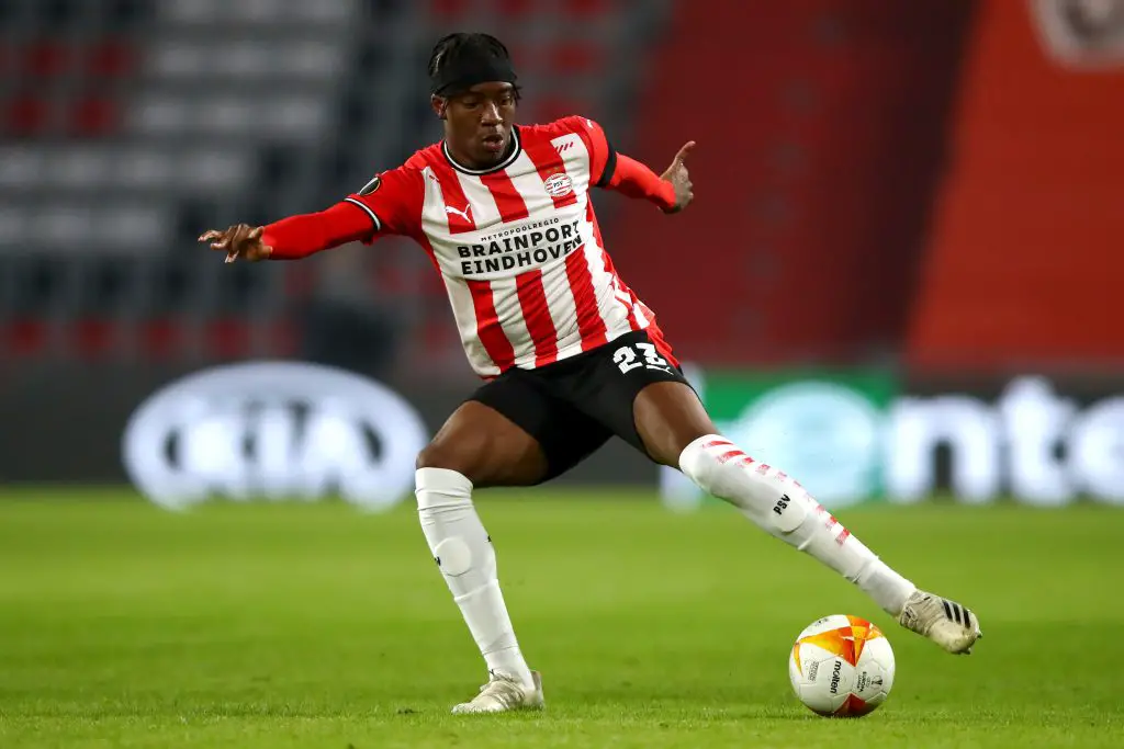 Noni Madueke is now a target for major European clubs. (Photo by Dean Mouhtaropoulos/Getty Images)