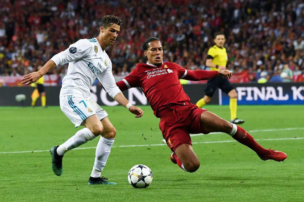 Virgil van Dijk will meet Ronaldo on the 24th of October when Liverpool take on Manchester United.