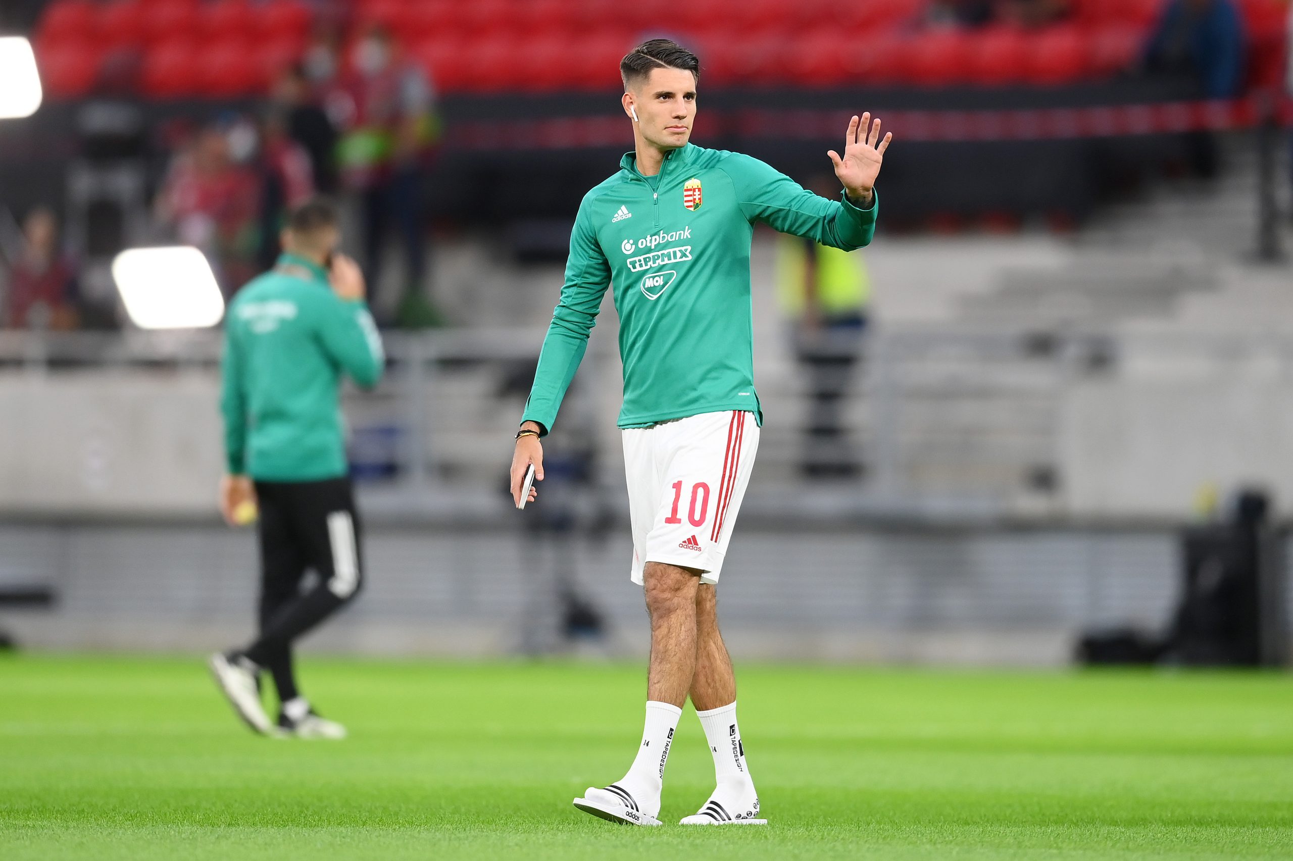 Dominik Szoboszlai is a star for Hungary. (Photo by Michael Regan/Getty Images)