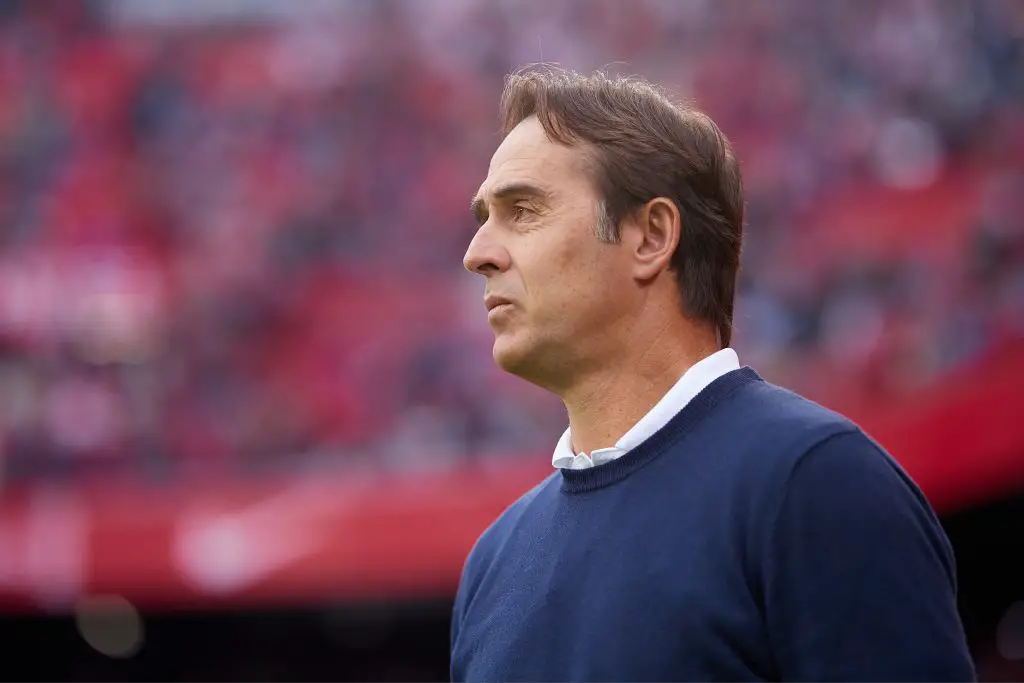 Julen Lopetegui added to Manchester United's managerial shortlist. (Photo by Fran Santiago/Getty Images)