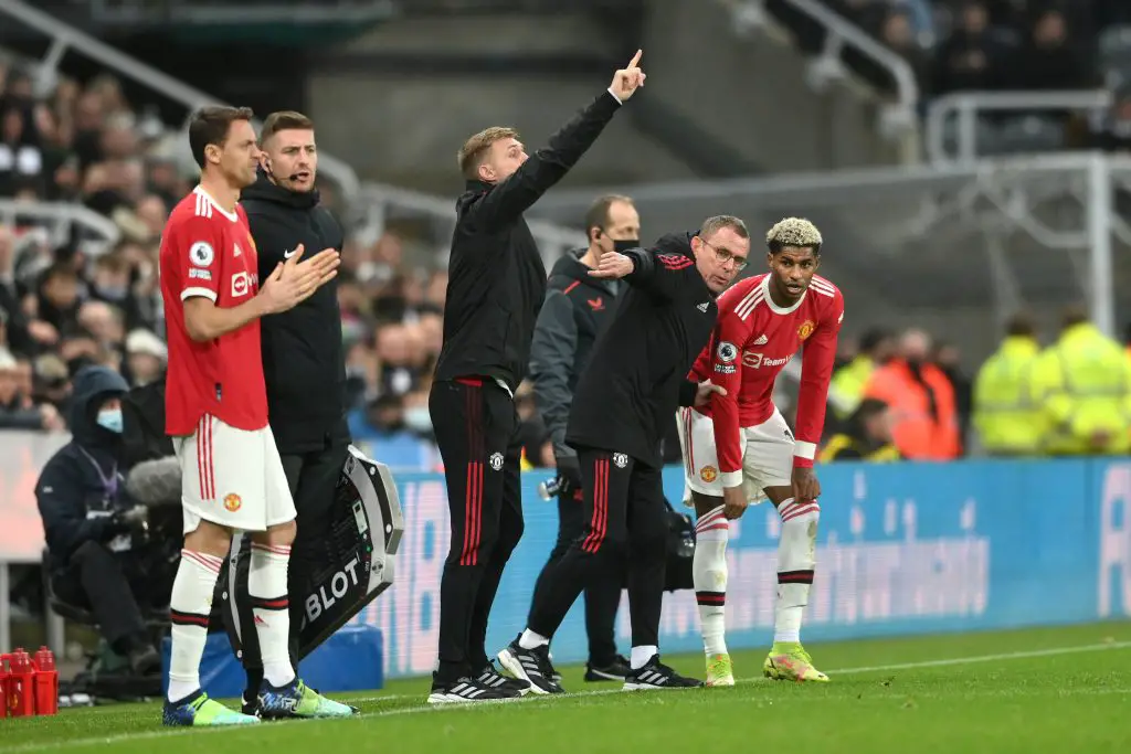 Ralf Rangnick has five important months ahead of him. (Photo by Stu Forster/Getty Images)