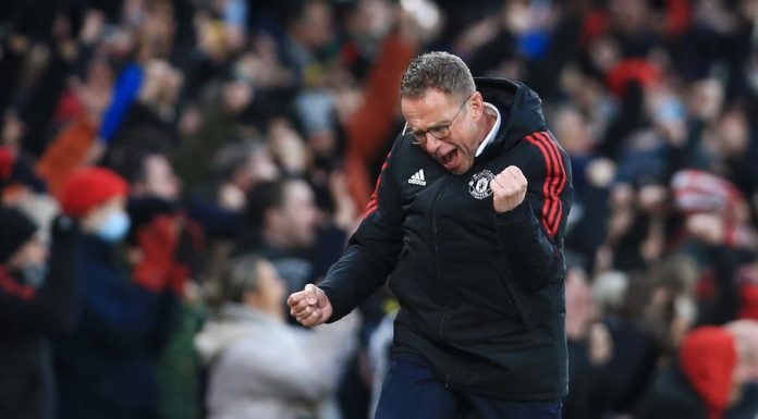 Ralf Rangnick believes Manchester United enjoyed a game of two halves in their Premier League clash against Brentford.