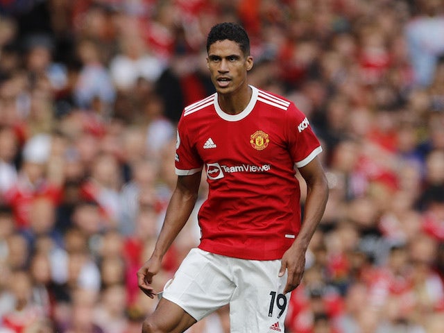 Manchester United defender Raphael Varane unavailable for Anfield trip due to injury. (Credit: Reuters)