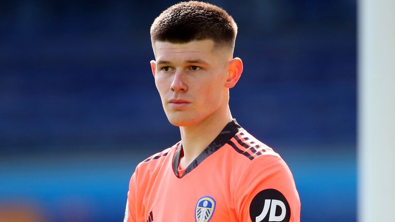 Leeds United unwilling to negotiate with Manchester United for Illan Meslier. (Credit: Sky Sports)