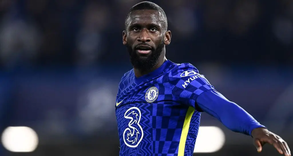 Manchester United on alert as Antonio Rudiger rejects new Chelsea contract offer . (Credit Photo-Icon Sport)