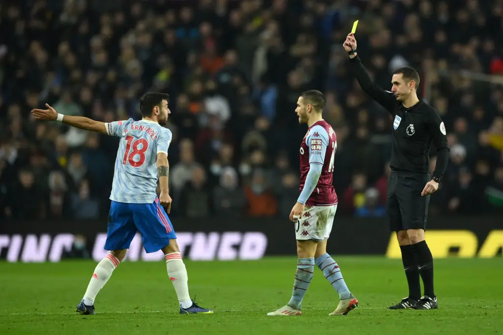 Bruno Fernandes revealed that he confronted the match officials about Aston Villa trying to make a fourth substitution in the dying embers of the game.