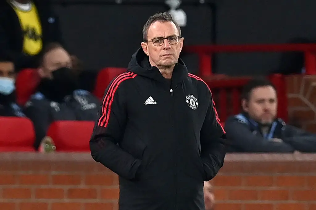 Manchester United stars unconvinced by interim manager Ralf Rangnick. (Photo by PAUL ELLIS/AFP via Getty Images)