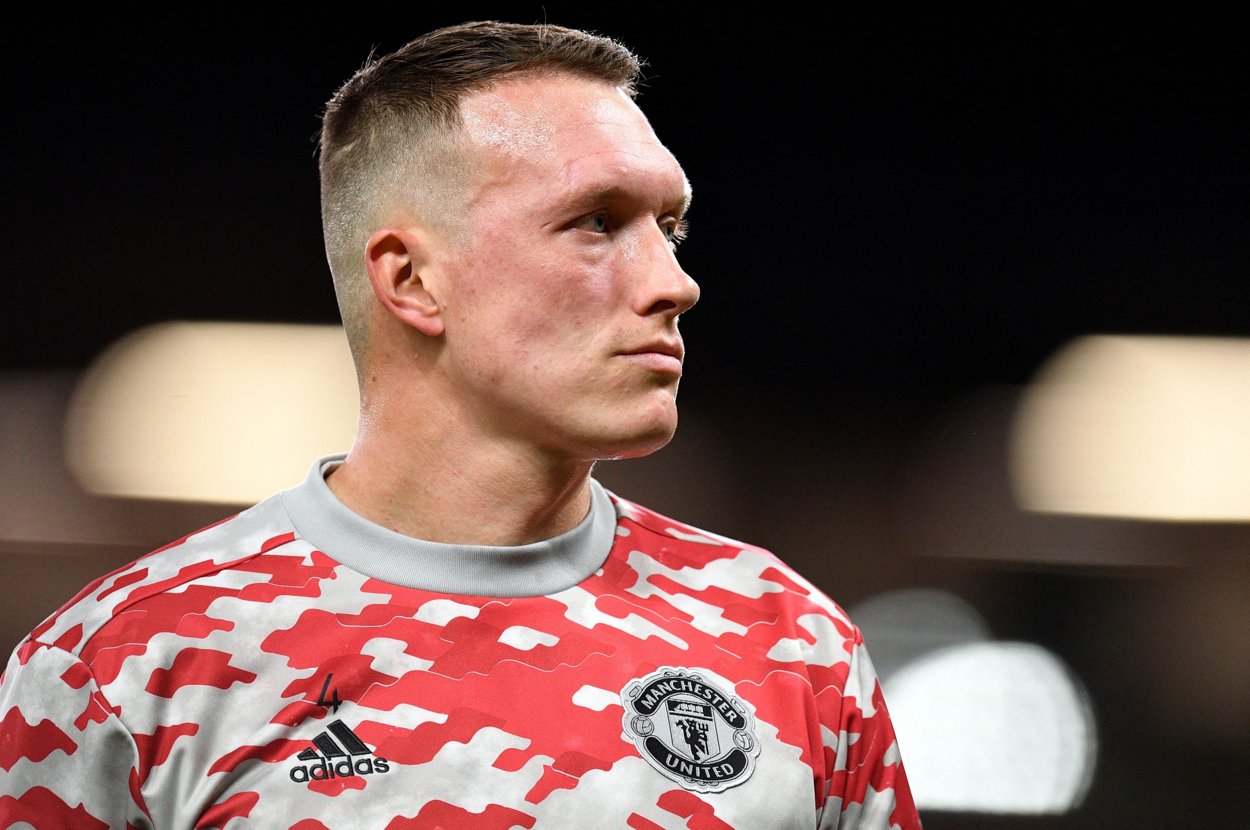 Manchester United register Phil Jones in Champions League squad for the knockout rounds.