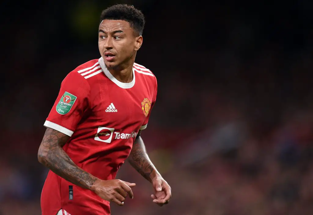 Jesse Lingard. set to leave this summer as a free agent.