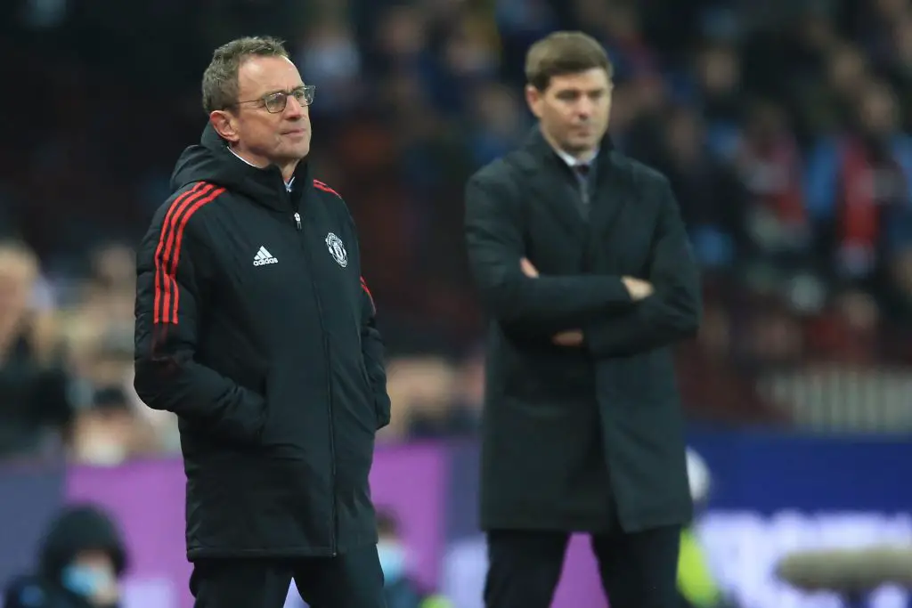 Ralf Rangnick claimed that making early substitutions against Aston Villa would have sent the wrong signal.