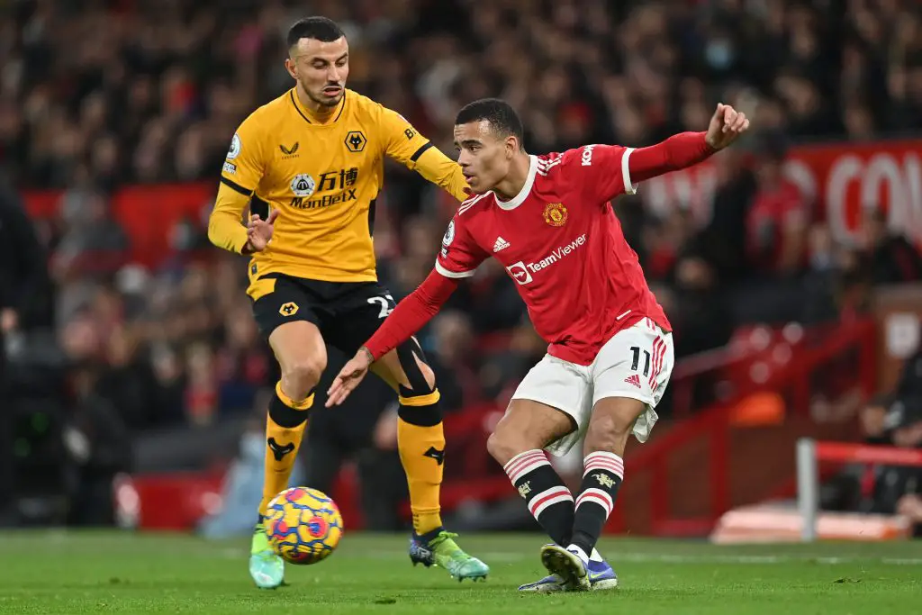 Mason Greenwood was substituted in the defeat to Wolves despite playing well for 60 minutes.
