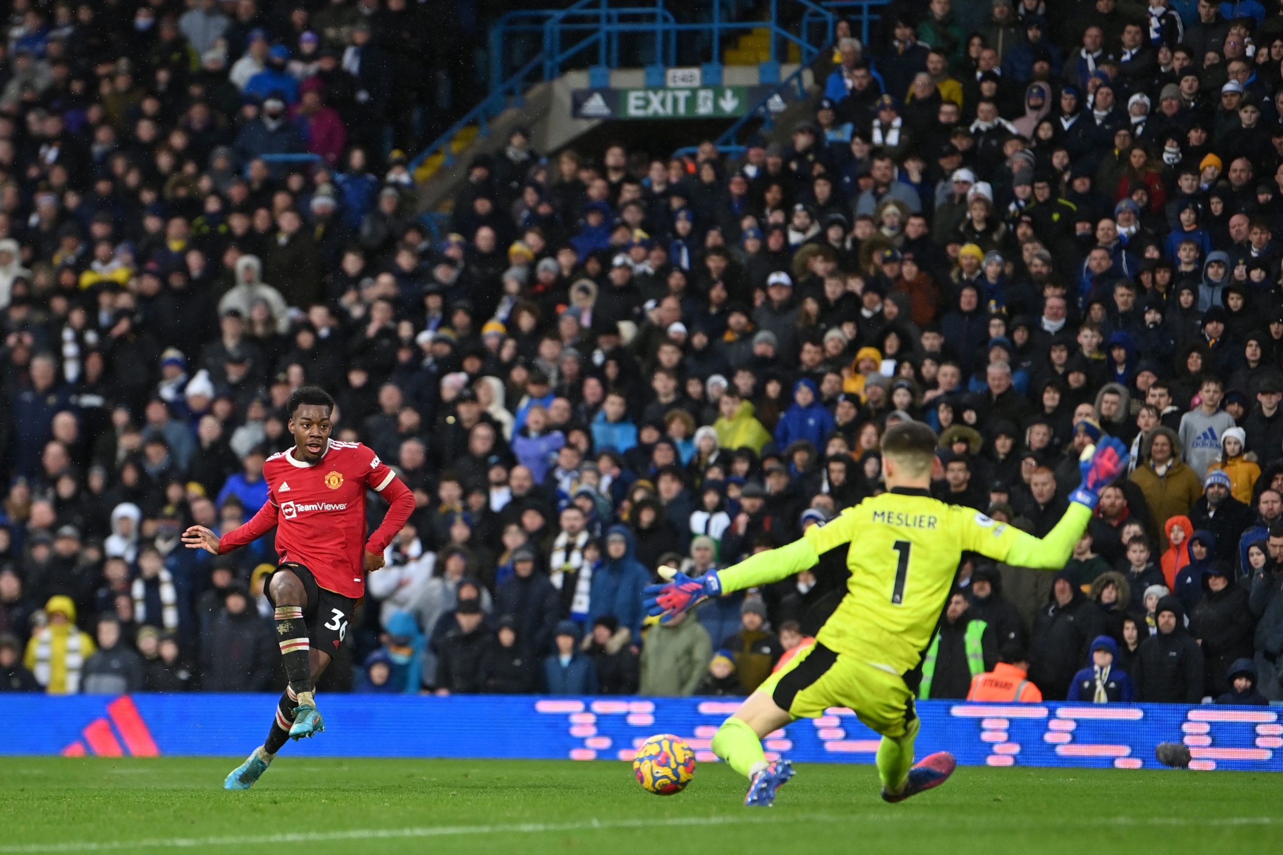 Anthony Elanga is a budding star at Manchester United. (Photo by PAUL ELLIS/AFP via Getty Images)