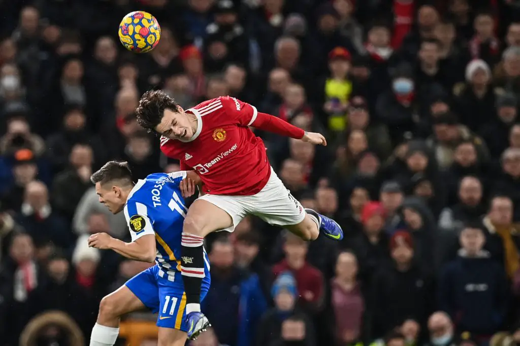 Victor Lindelof said Man United did not press right and were sitting too deep in the first half. (Photo by PAUL ELLIS/AFP via Getty Images)