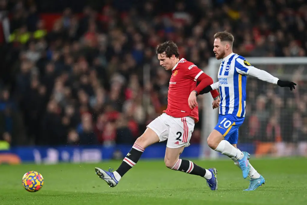 Man United fined for lobbying for a red card against the referee against Brighton. (Photo by PAUL ELLIS/AFP via Getty Images)