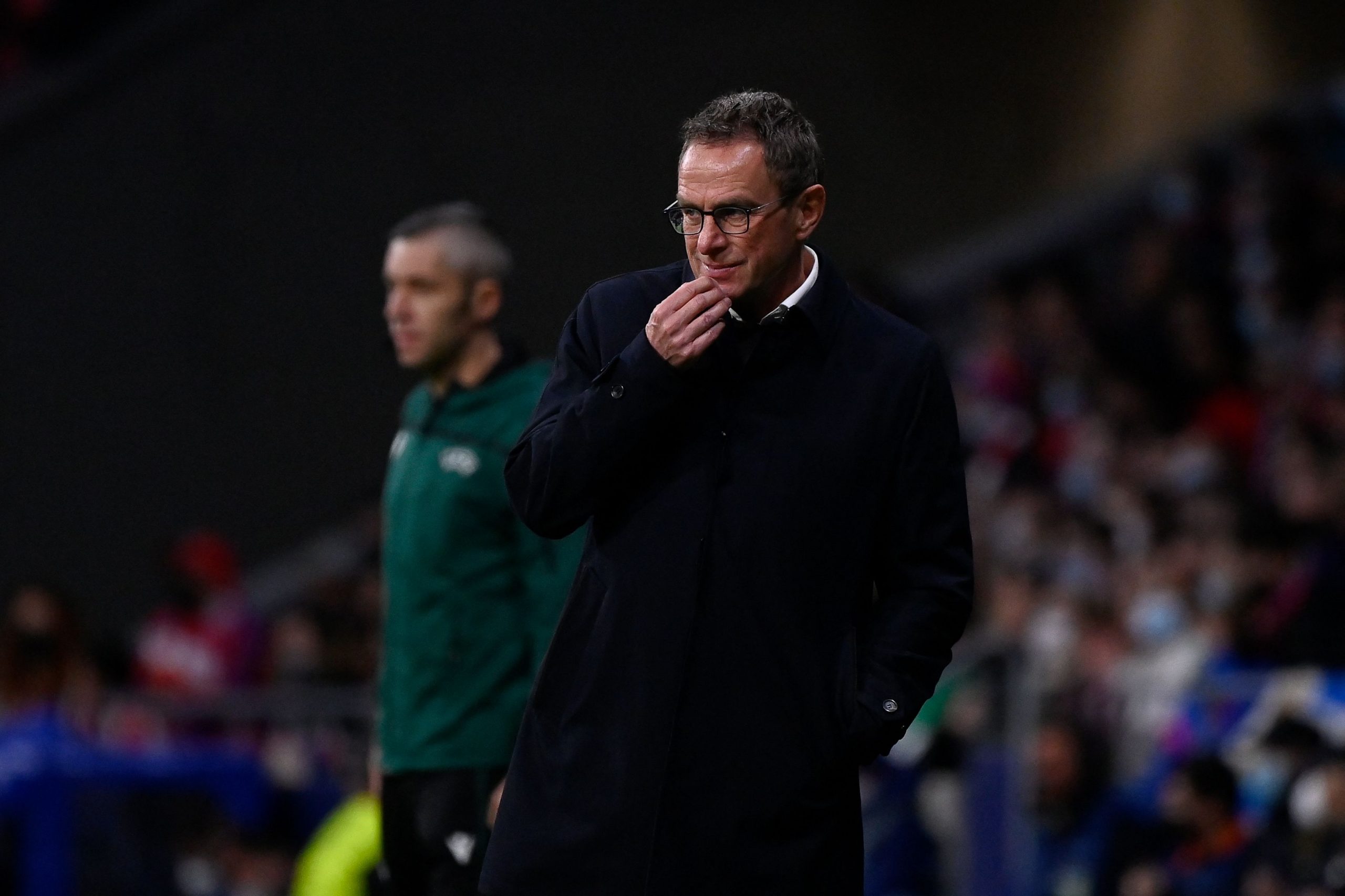 Ralf Rangnick is now the manager of Austria. (Photo by OSCAR DEL POZO/AFP via Getty Images)