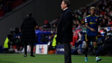 Ralf Rangnick will vacate the managerial hotseat this summer. (Photo by OSCAR DEL POZO/AFP via Getty Images)