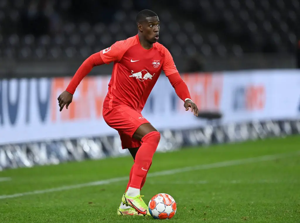 Interim boss Ralf Rangnick wants Manchester United to sign RB Leipzig star Nordi Mukiele.  (Photo by Stuart Franklin/Getty Images)