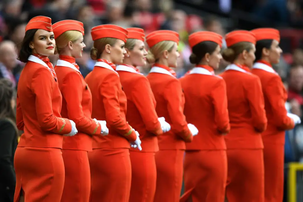 Aeroflot is the national airline of Russia, and Manchester United have cut ties with the brand because of the Ukraine crisis. (Photo by Shaun Botterill/Getty Images)