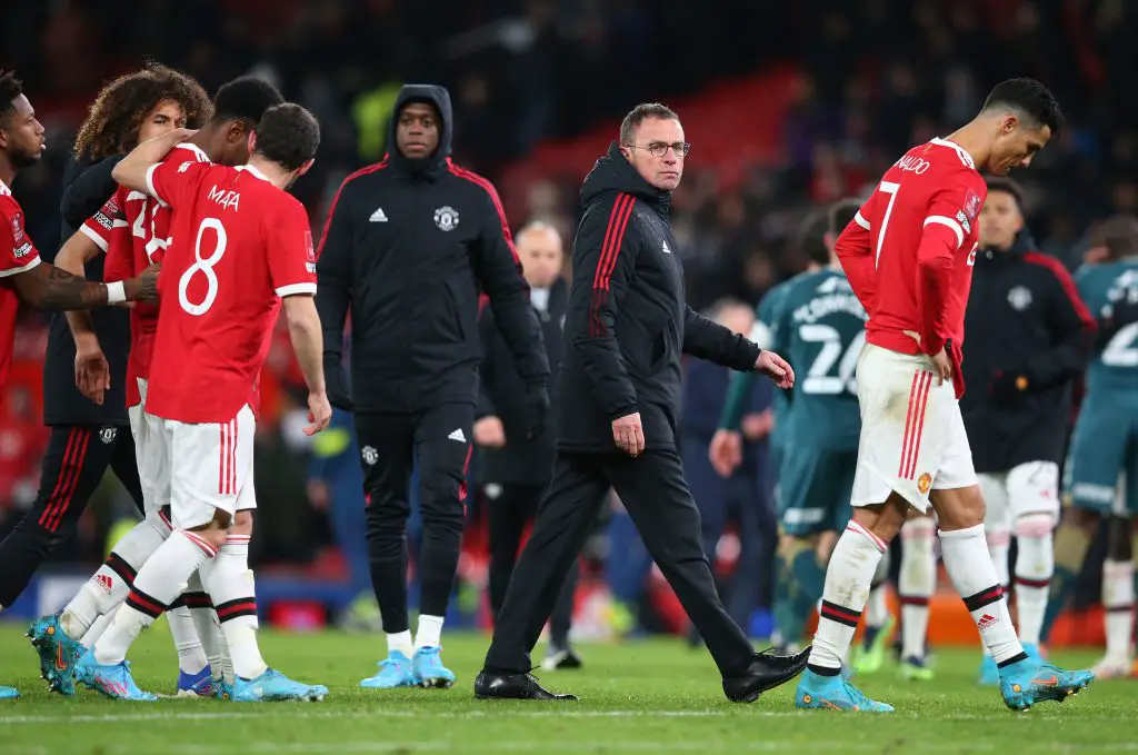 Manchester United boss Ralf Rangnick reveals how the Jesse Lingard saga unravelled after Middlesbrough loss.  (Photo by Alex Livesey/Getty Images)