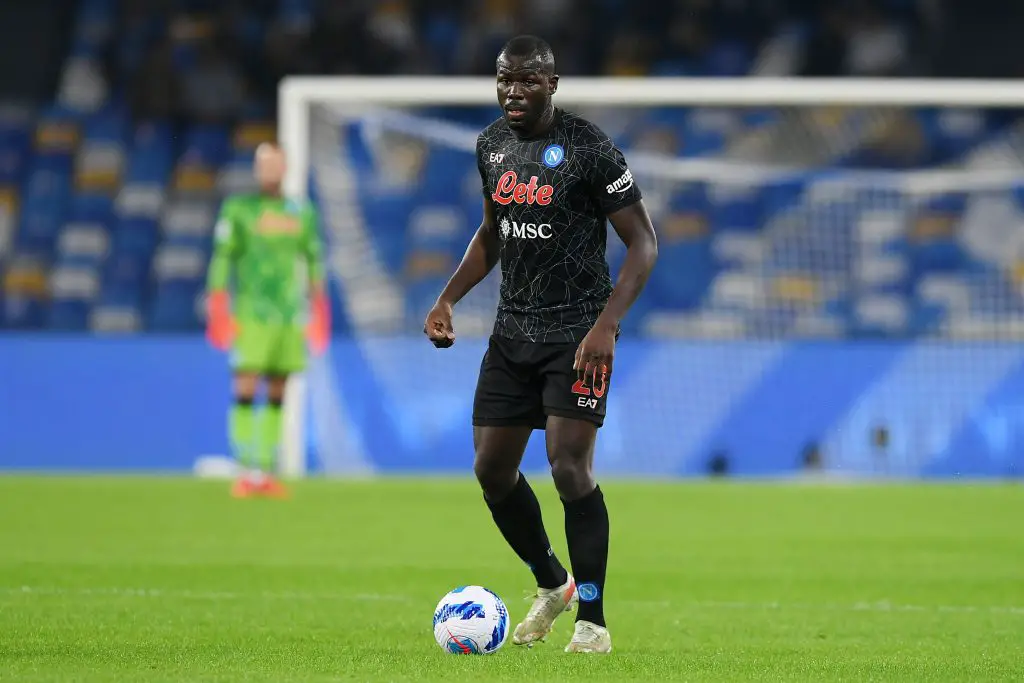 Napoli centre-back Kalidou Koulibaly reveals future plans handing Manchester United a transfer blow. (Photo by Francesco Pecoraro/Getty Images)