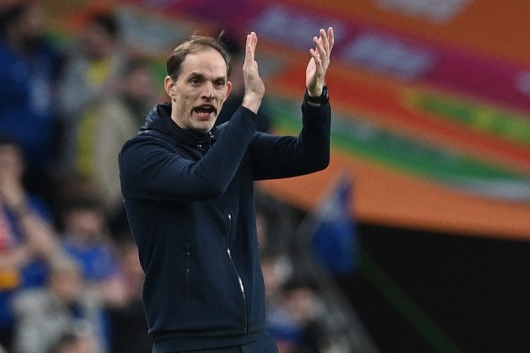 German coach Thomas Tuchel is forbidden from the touchline for the Bayern Munich vs. Manchester United clash.