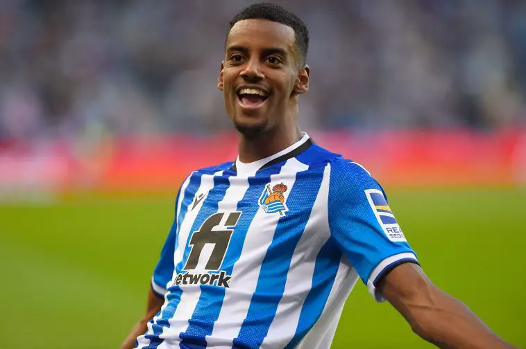 Arsenal remain in the race to sign Alexander Isak. (Photo by ANDER GILLENEA/AFP via Getty Images)